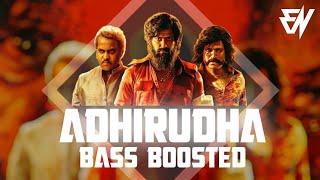 Adhirudha || Bass Boosted || Mark Antony || HD AUDIO