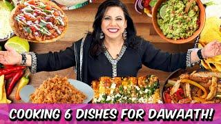 Women Special Dawath Cooking 6 Dishes, Preparing, and Deciding Cookware for Mexican Party VLOG - RKK