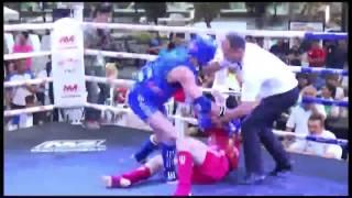 Sergey Alexandrov (BUL) vs Djabbarov Timur (UZB)75kg final World muaythai championships Bangkok 2016