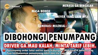 Dibohongi Penumpang! Pesan Taksi Online untuk 4 orang diisi 8 orang. Driver Cerdas! Minta uang lebih