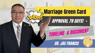 Marriage Green Card Timeline and Document 2024