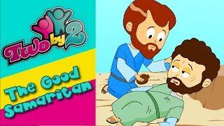 The Good Samaritan. Animated bible songs for children. Two By 2