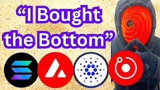 How to Buy Market BOTTOM of Crypto Altcoins: Solana, Cardano, AVAX, RNDR, Verasity, HBAR, LINK, QNT