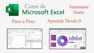 CURSO de Excel INTERMEDIO  AVANZADO - PASO A PASO