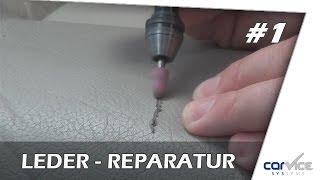 Leder und Vinylreparatur so geht´s !  Teil #1   Smart Repair  Kratzer , Leder