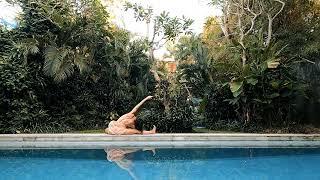 Intuitive Yoga Flow with Nature Sounds and Relaxing Music at Canggu Villa in Bali (Part 2/2)