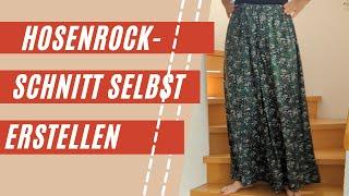 Hosenrock oder weite Hose | SOMMERSPECIAL- Schnitt selbst erstellen | Näh-Tipps vom Profi