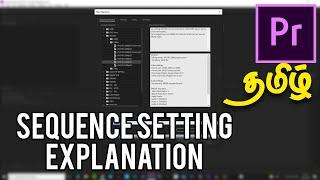 Sequence Settings in Premiere Pro CC | Sequence settings in premiere pro Tamil