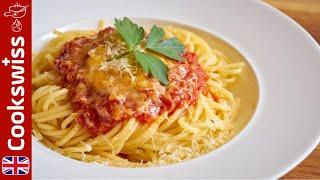 Spaghetti with Tomato Sauce - Swiss Style