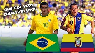 ¡PARTIDAZO! El DÍA que ECUADOR LE FALTÓ el RESPETÓ A BRASIL EN SU PROPIA CASA AGUINAGA VS RIVALDO