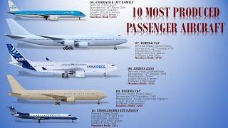 Top 10 Most Produced Passenger Aircraft to date