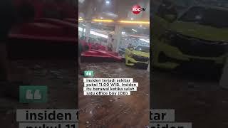 Viral Mobil Brio Tabrak Pintu Kaca Showroom hingga Pecah di Palembang.