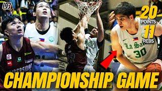 TEAM-B ng UP at DLSU nag kaharap sa FINALS! Mason Amos SUMABOG sa TRES! Seven Gagate nag laro!