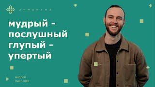 Андрей Николаев | «мудрый - послушный, глупый - упертый»