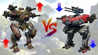 [WR] Heimdall (Buff) VS Luchador (Nerf) - Comparison | Titan Rebalance | War Robots Test Server