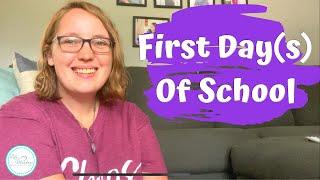 Our First Day(s) Of School || Homeschooling 6 kids