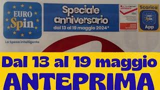 Volantino EUROSPIN dal 13 al 19 maggio #anteprima