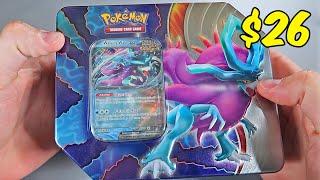 What's Inside Pokemon Paradox Clash TIN Walking Wake EX?