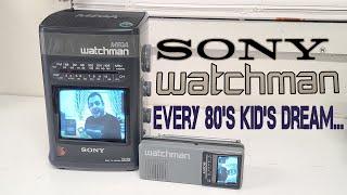 The SONY WATCHMAN - Every 80s Kid's Dream!