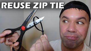 How To Release Zip Tie Without Cutting (2 Easy Methods)