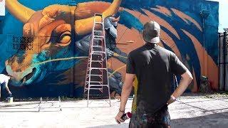 MY FIRST MURAL AT MIAMI ART BASEL! - Kiptoe