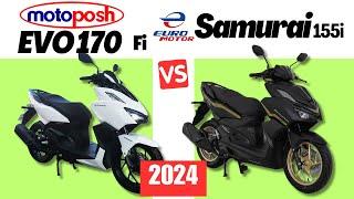 Motoposh EVO 170 Fi vs Euro Motor Samurai 155i | Side by Side Comparison | Specs & Price | 2024