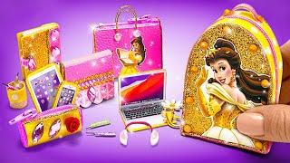 Let's Make Glittery School Supplies For Princess  FUN & EASY CRAFTS by Imagine PlayWorld