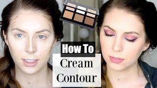 How To Cream Contour | Anastasia Beverly Hills Cream Countour Kit Tutorial