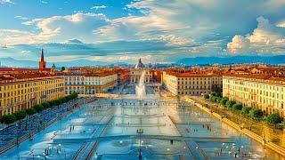 TURIN, ITALY - THE MOST BEAUTIFUL CITY IN ITALY - THE MOST BEAUTIFUL PLACES IN THE WORLD 4K HDR