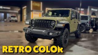 Retro Color | 2025 Jeep Wrangler Willys in ‘41 Green