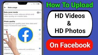 How To Upload Hd Videos And Photos On Facebook (2023) | Upload High Quality Picture On Facebook