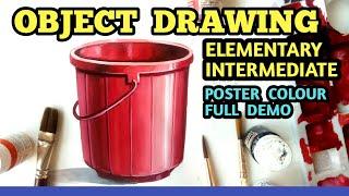 Object drawing - Bucket for Elementary and Intermediate exam.