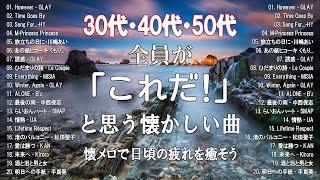 【作業用bgm（サビのみ）】30代以降が必ずどこかで耳にしたことがある曲メドレー！絶対に「これ聴いた事ある！！」ってなるはず！#30代#40代#50代#サビメドレー#洋楽#洋楽 洋楽メドレー#懐メロ