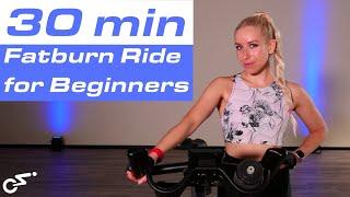  FATBURN RIDE FOR BEGINNERS - Mixed Music Rhythm Cycling 30 Min 