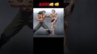 Baki won in two seconds|Baki Hanma| #anime #animemoments #baki