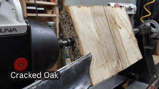 Dealing with Cracks in Woodturning.