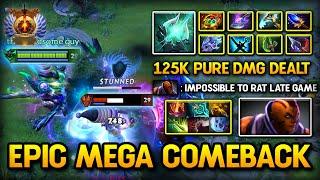 EPIC MEGA COMEBACK Outworld Destroyer 125K Pure Damage Dealt With Max 8Slotted Item Build | DOTA 2