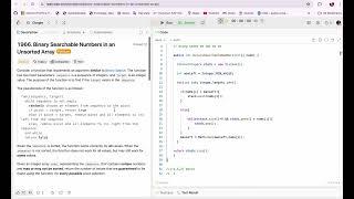 Binary Searchable Numbers in an Unsorted Array