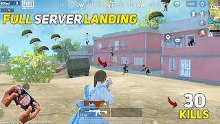 30 KILLS  PUBG LITE WHOLE SERVER LANDING in THIRDHILL - PUBG LITE BGMI LITE