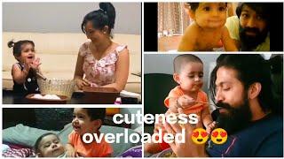 Ayra yash cute videos compilations #viral #yash #radhikapandit  #ayrayash #cutebaby #cute #kgf