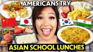 Americans Try Asian School Lunches!!