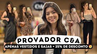 Provador C&A, ENCONTREI A SAIA MAIS LINDA DA LOJA + CÚPOM 25%OFF