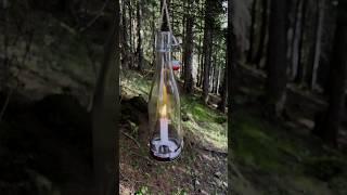 Survival lifehacks:Lamp for wilderness #outdoors #bushcraft #survival #camp #forest