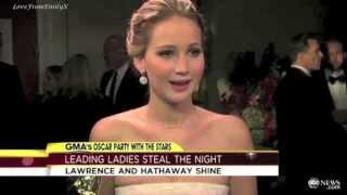 Jack Nicholson flirts with Jennifer Lawrence (with Subtitles)