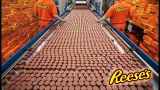 How Reese's Peanut Butter Cups Are Made in a Factory | Reese's Cups Factory Process