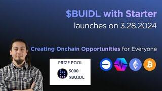 STARTER:  BUIDL IDO ON 28 MARCH LISTING ON 29 MARCH - CRYPTORANK CHANCE TO GET 5000 BUIDL