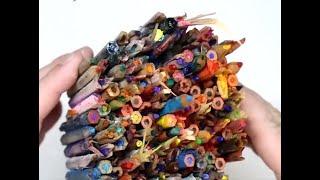 使用253支彩色铅笔制作环氧树脂艺术 Make Epoxy Resin Art Using 253 Colored Pencils