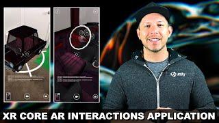 (FULL SOURCE CODE TO AR INTERACTIONS APPLICATION) - Unity3d AR FOUNDATION AR Core And ARKit