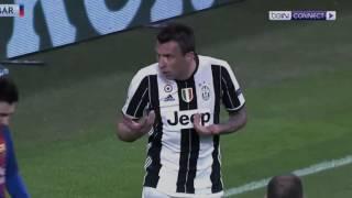 lionel messi angry ENOJADO vs Mandzukic champions ligue 11 04 2017