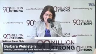 Barbara Weinstein talks about why Union for Reform Judaism has joined the 90 Million Strong Campaign